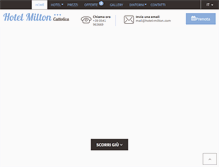 Tablet Screenshot of hotel-milton.com